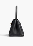 Women Khaite Black Top Handle Audrey Top Handle Bag In Black Pebbled Leather - Image 3