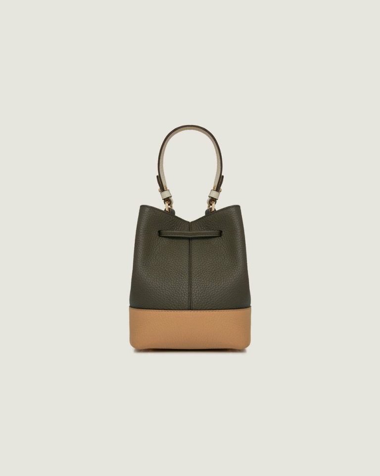 Women Khaki/Caramel/Diamond Strathberry Totes & Top Handle Bags Osette - Image 4