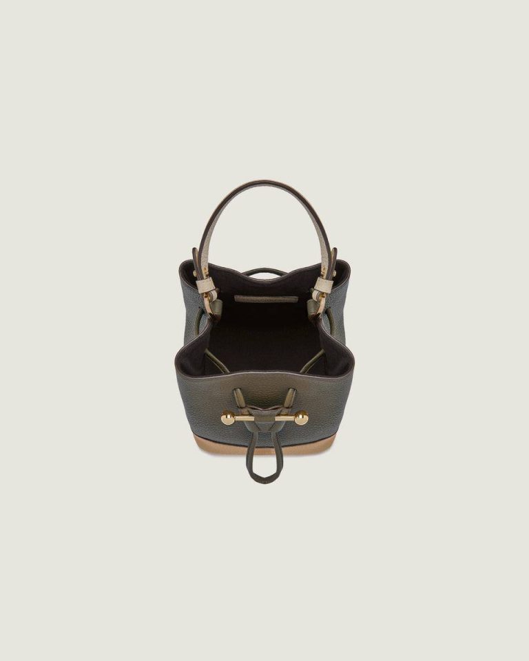 Women Khaki/Caramel/Diamond Strathberry Totes & Top Handle Bags Osette - Image 5