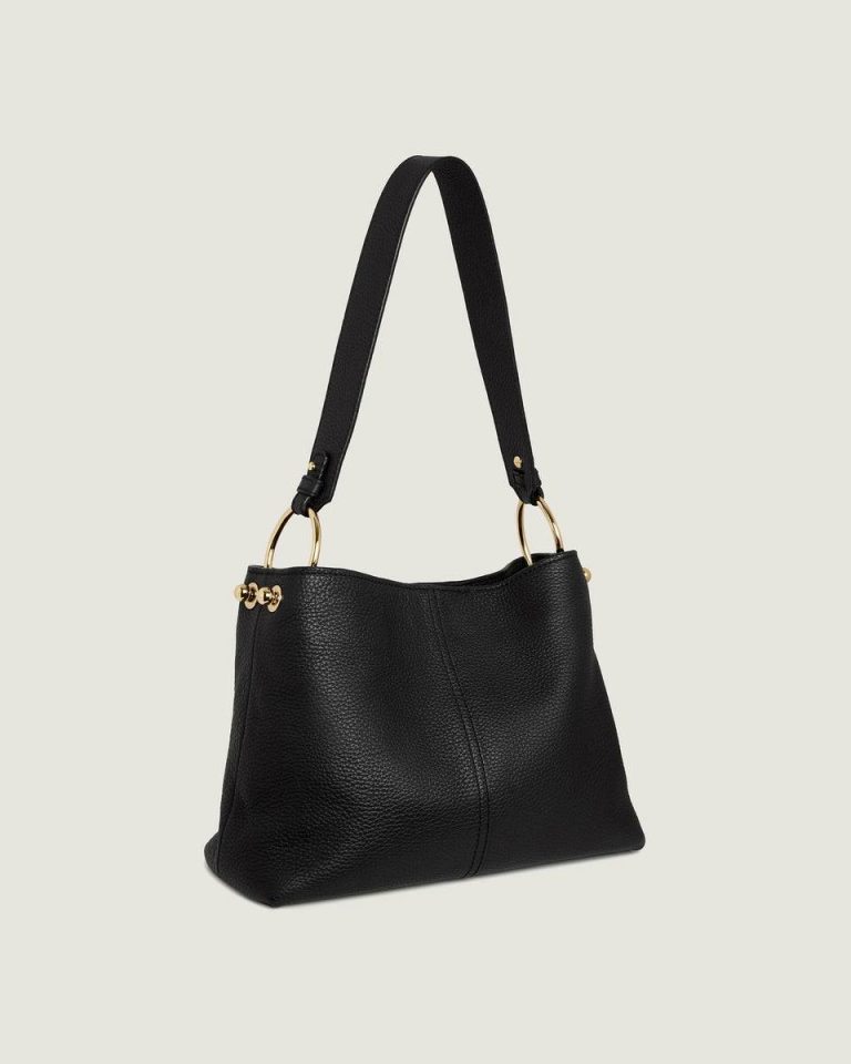 Women Lana Hobo Shoulder Bags Strathberry Black - Image 2