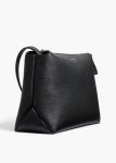 Women Lina Crossbody Bag In Black Pebbled Leather Khaite Black Crossbody Bags - Image 3