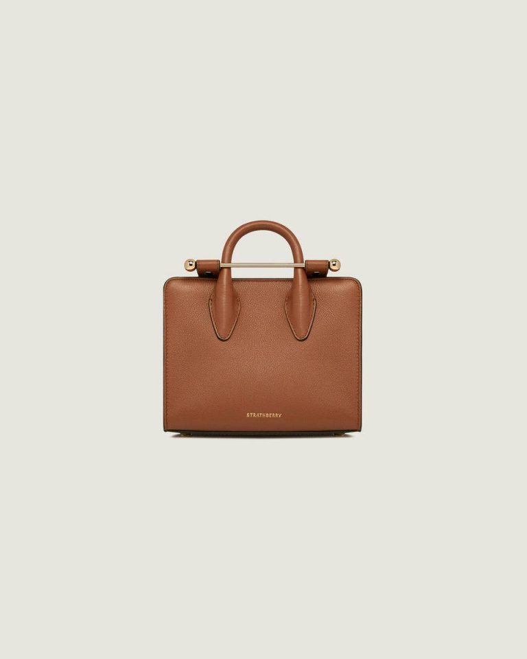 Women Nano Tote Chestnut Strathberry Small & Mini Bags - Image 2