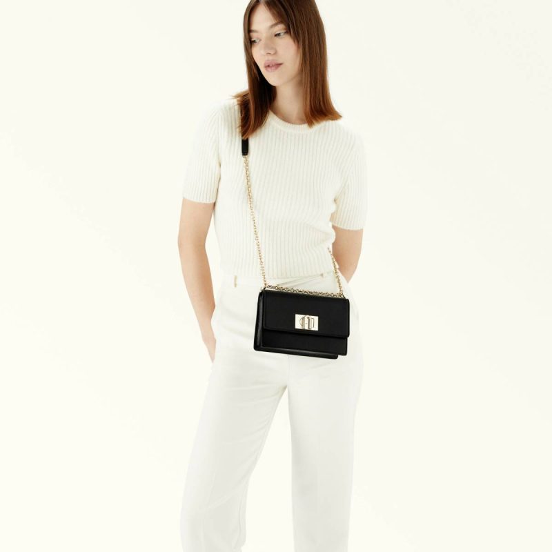 Women Nero Furla 1927 Crossbody Mini Crossbodies - Image 2