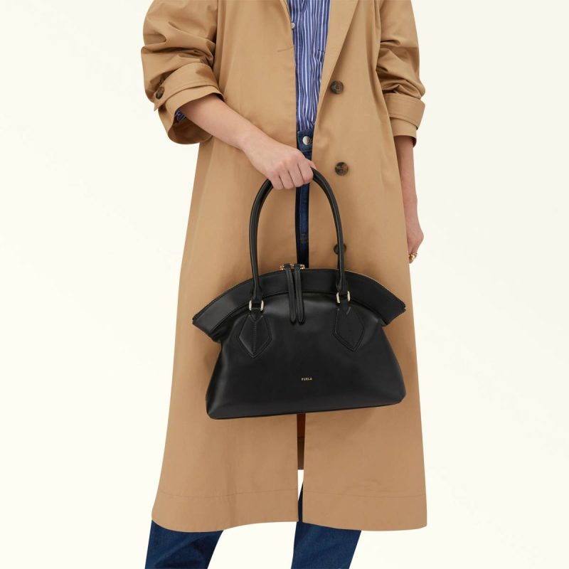Women Nero Furla Erica Tote M Totes - Image 2