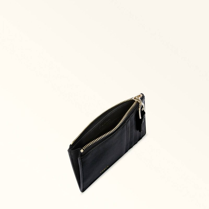 Women Nero Furla Nuvola Card Case M Wallets - Image 4