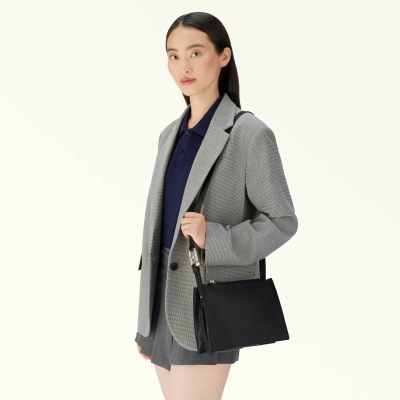 Women Nero Furla Nuvola Crossbody S Crossbodies - Image 2