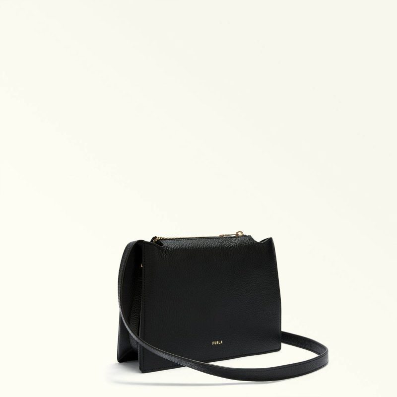 Women Nero Furla Nuvola Crossbody S Crossbodies - Image 3