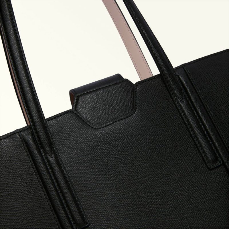Women Nero Furla Riva Tote L Totes - Image 5