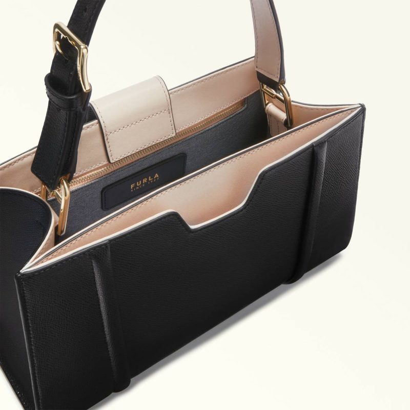 Women Nero Totes Furla Riva Tote M - Image 4