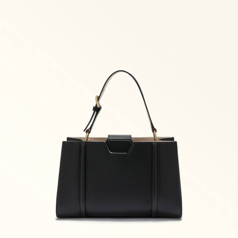 Women Nero Totes Furla Riva Tote M