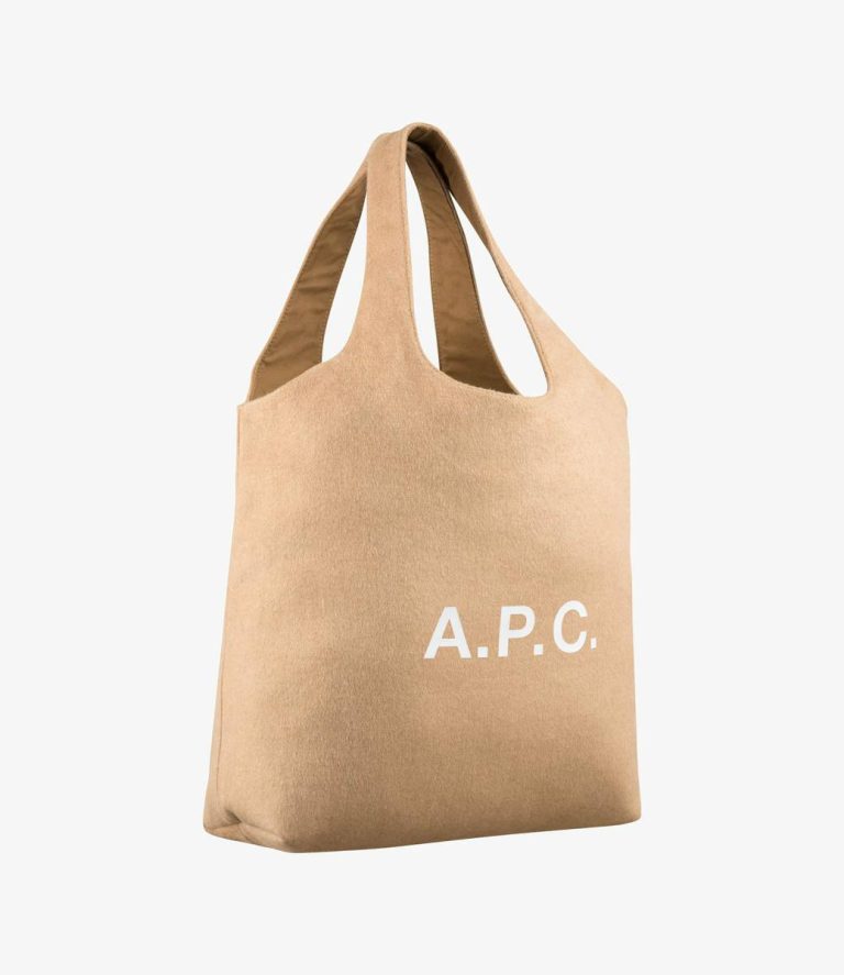 Women Ninon Tote Bag A.p.c. Faux Leather Bags Camel - Image 3