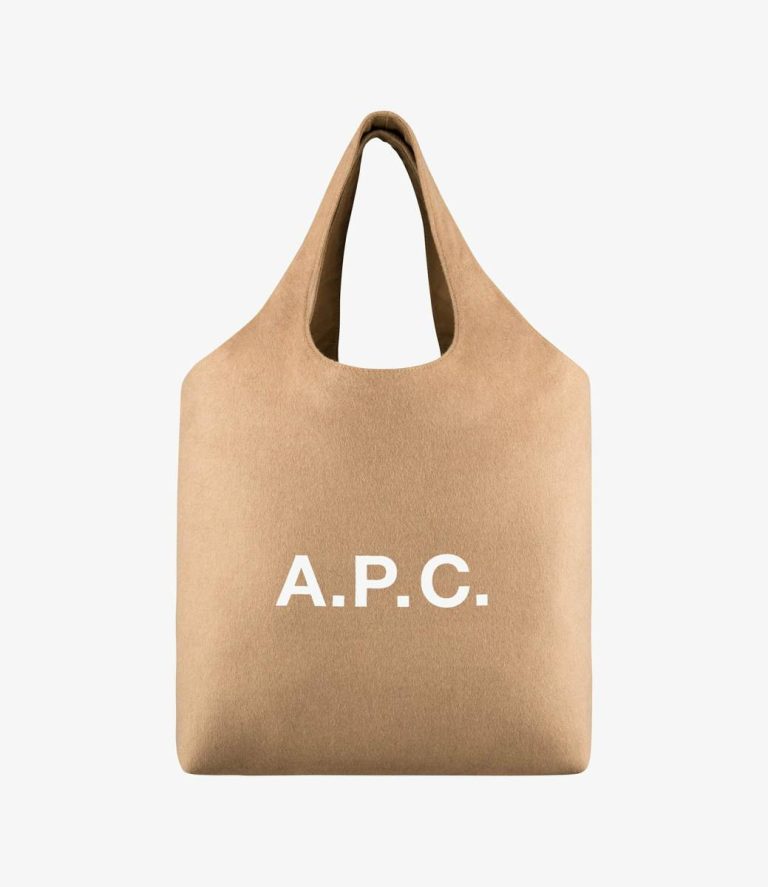 Women Ninon Tote Bag A.p.c. Faux Leather Bags Camel