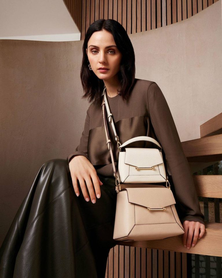 Women Oat Mosaic Bag Crossbody Bags Strathberry