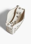 Women Off White Khaite Top Handle Small Elena Bag In Off-White Leather With Studs - Image 4
