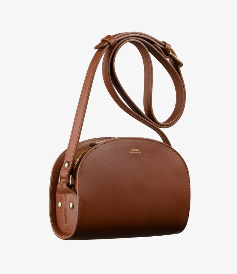 Women Shoulder Bags Hazelnut A.p.c. Demi-Lune Mini Bag - Image 3