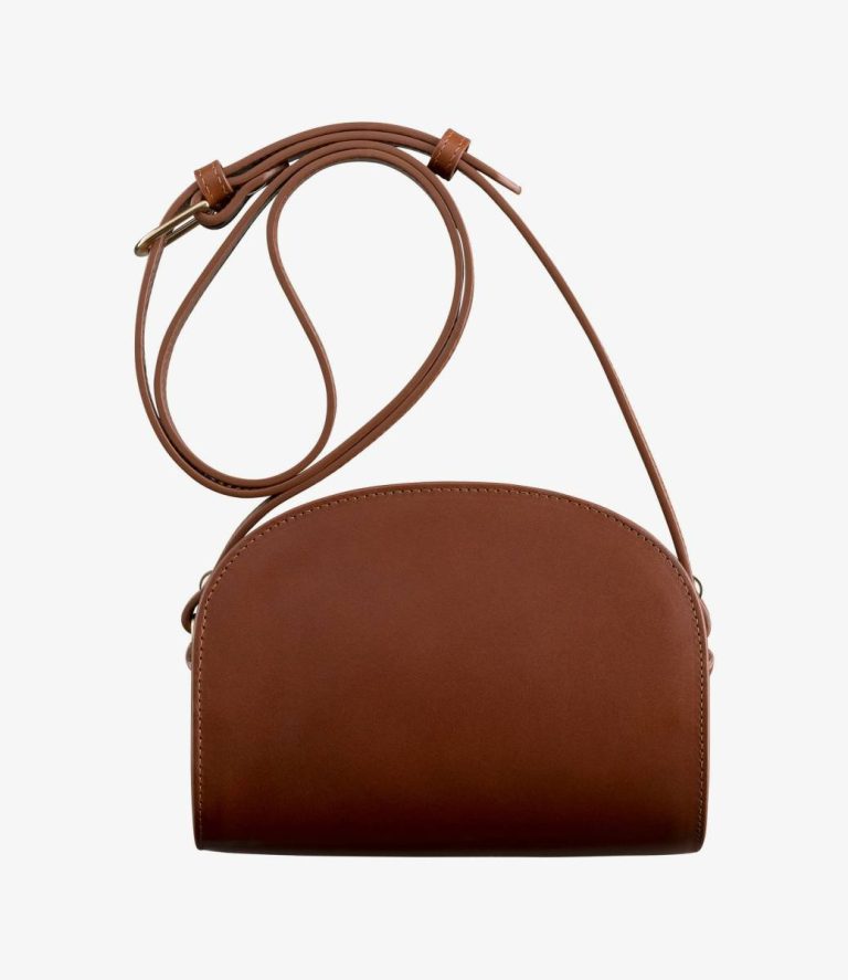 Women Shoulder Bags Hazelnut A.p.c. Demi-Lune Mini Bag - Image 4