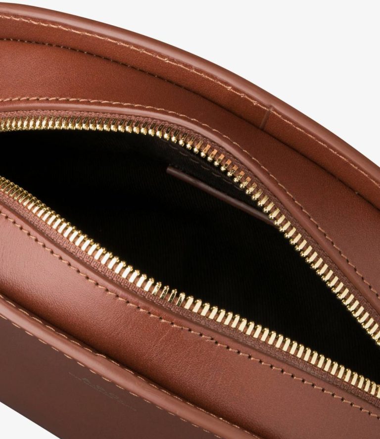 Women Shoulder Bags Hazelnut A.p.c. Demi-Lune Mini Bag - Image 5
