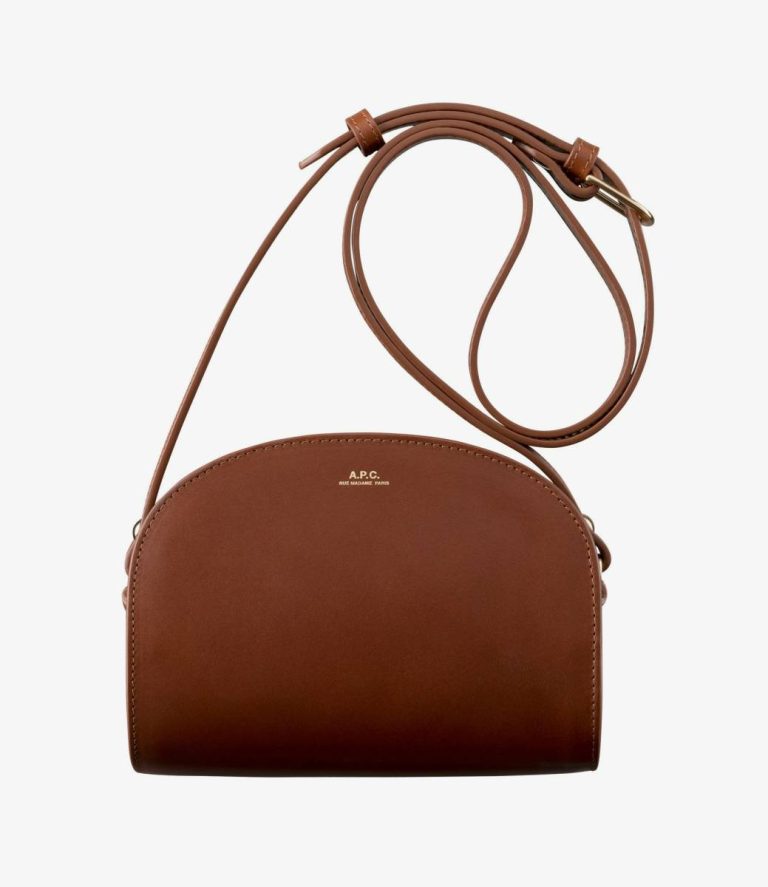 Women Shoulder Bags Hazelnut A.p.c. Demi-Lune Mini Bag