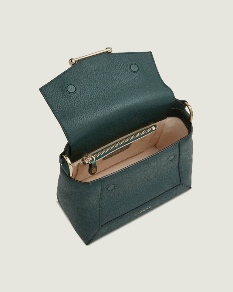 Women Totes & Top Handle Bags Strathberry Mosaic Bag Bottle Green - Image 5
