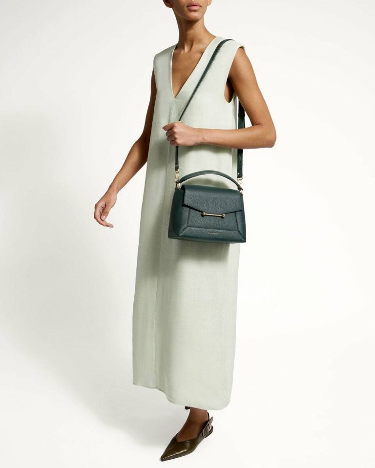 Women Totes & Top Handle Bags Strathberry Mosaic Bag Bottle Green