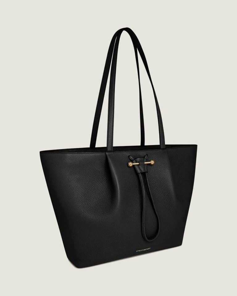 Women Travel Bags Black Osette Shopper Strathberry - Image 2