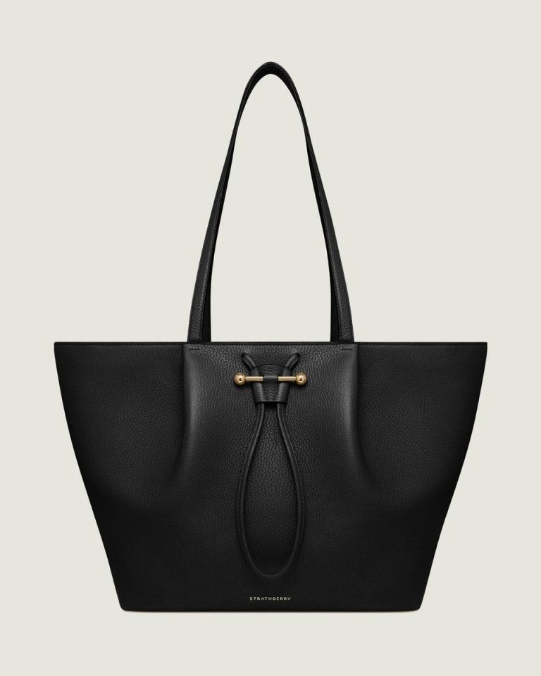 Women Travel Bags Black Osette Shopper Strathberry - Image 3