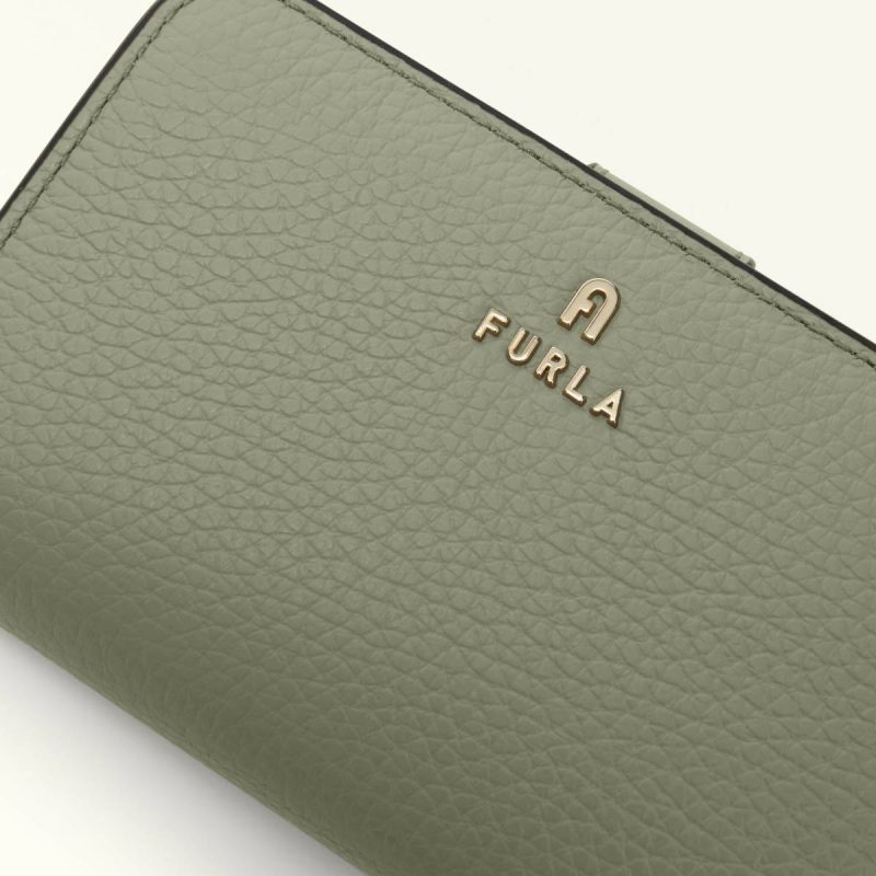 Women Wallets Furla Camelia Compact Wallet M Agave B - Image 3
