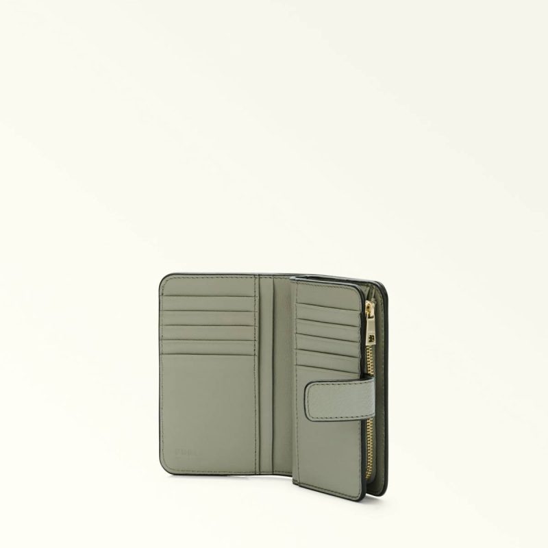 Women Wallets Furla Camelia Compact Wallet M Agave B - Image 4