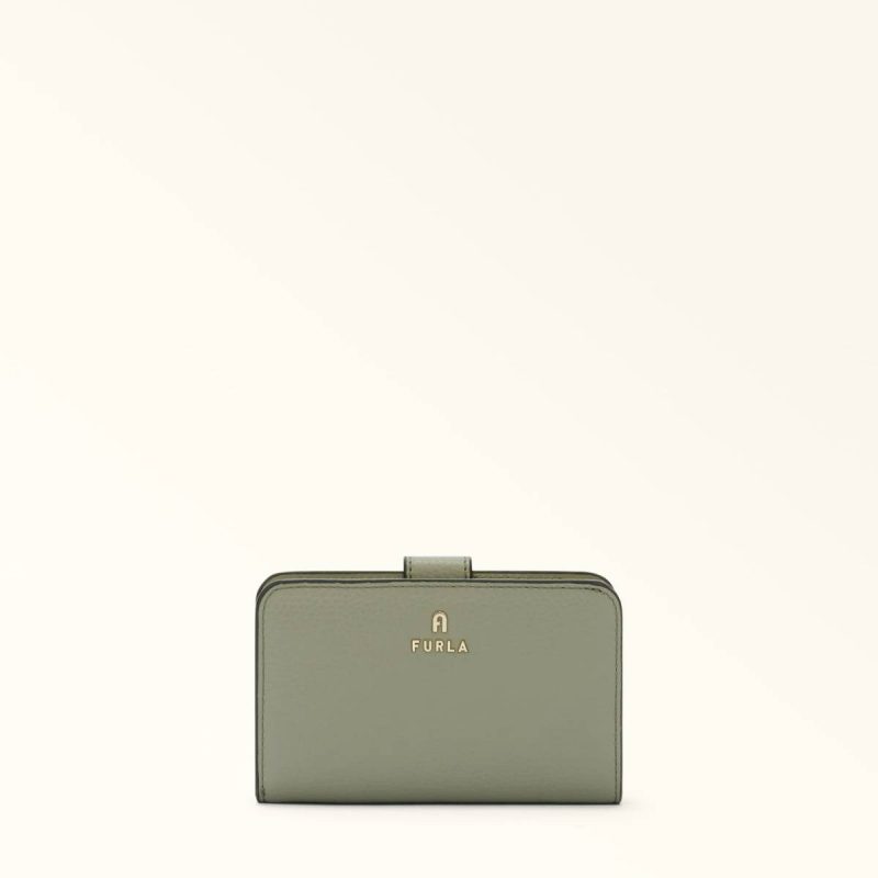 Women Wallets Furla Camelia Compact Wallet M Agave B
