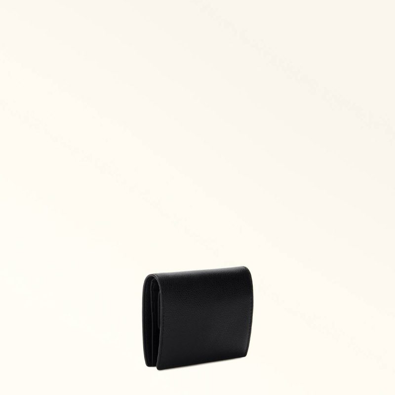 Women Wallets Furla Camelia Compact Wallet S Nero - Image 2