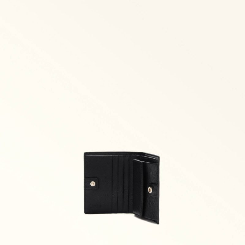 Women Wallets Furla Camelia Compact Wallet S Nero - Image 4