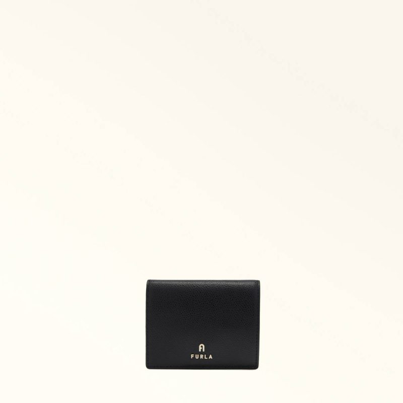 Women Wallets Furla Camelia Compact Wallet S Nero