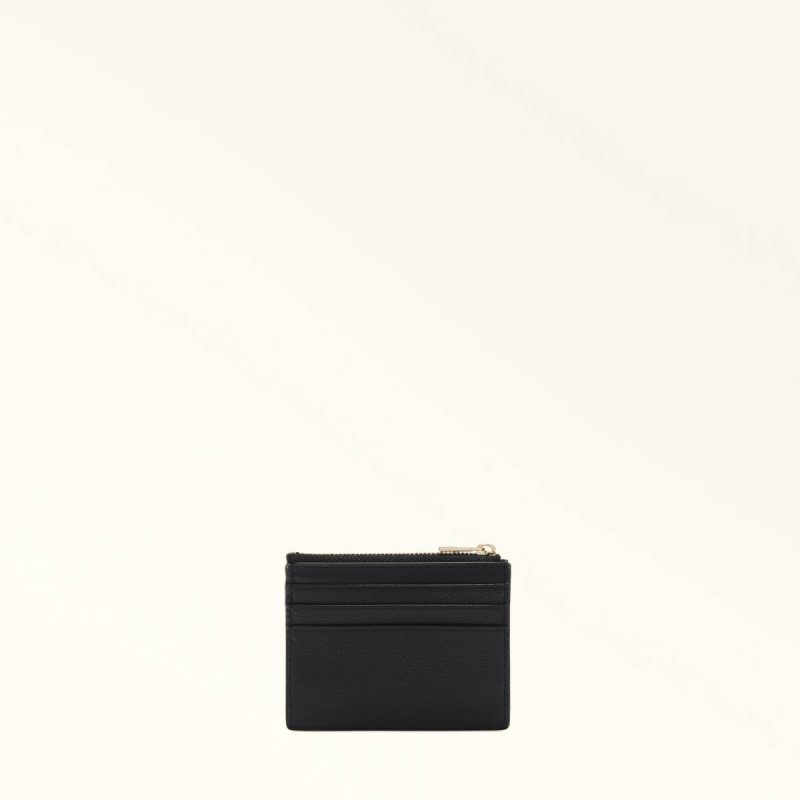 Women Wallets Nero Furla Camelia Card Case S - Image 2