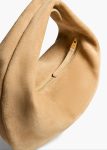 Women Wheat Khaite Medium Olivia Hobo In Wheat Suede Shoulder Bags - Image 4