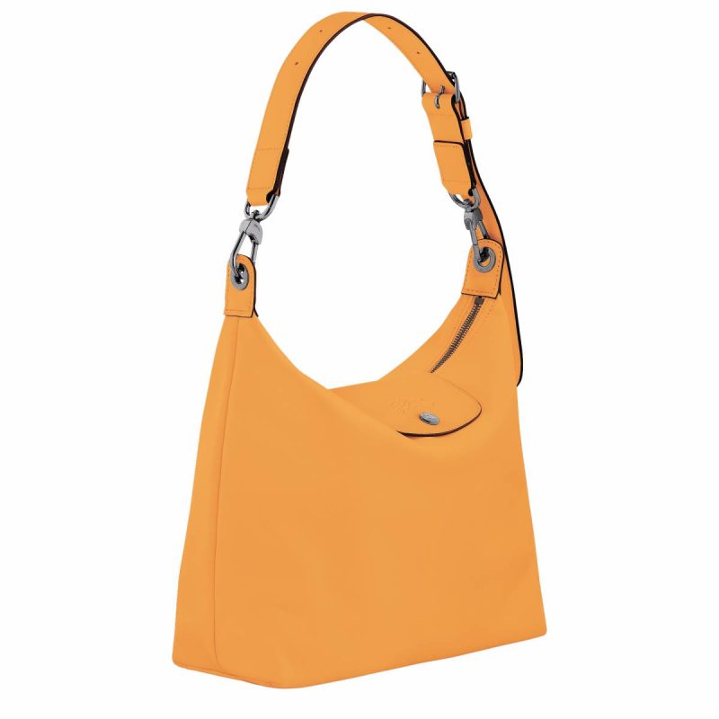 Apricot Longchamp Le Pliage Xtra M Hobo Bag Apricot - Leather Leather Bags Women - Image 3