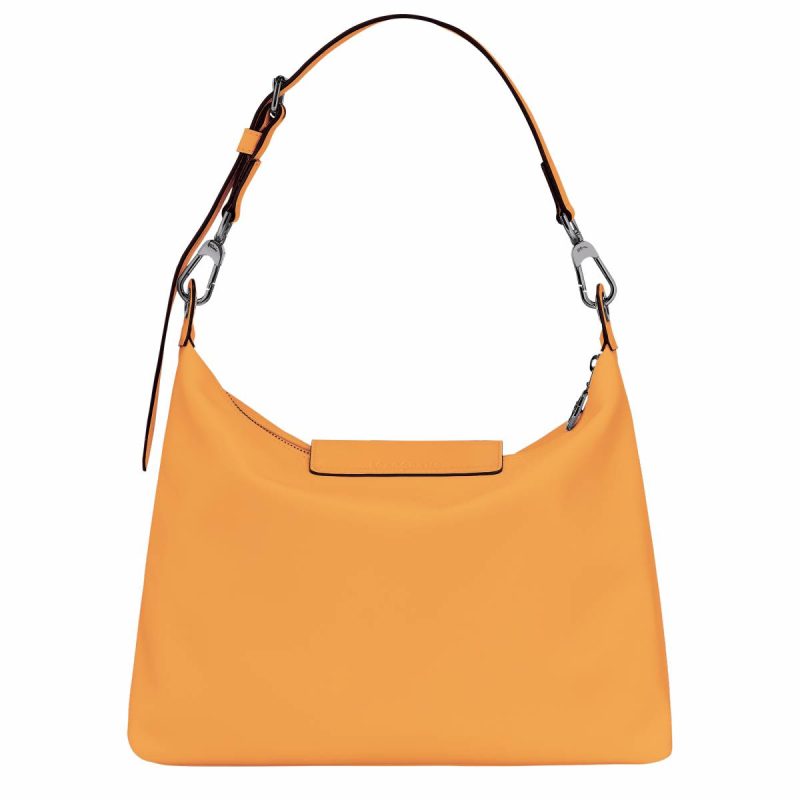 Apricot Longchamp Le Pliage Xtra M Hobo Bag Apricot - Leather Leather Bags Women - Image 4