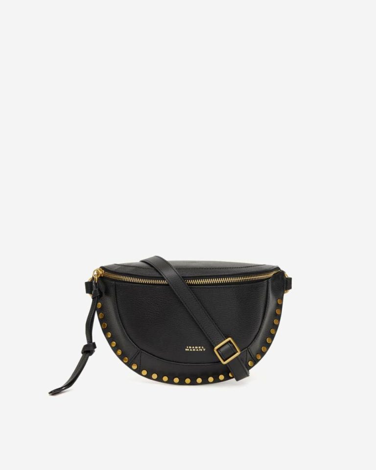 Belt Bags Black Isabel Marant Skano Belt Bag In Grained Leather Women - Image 3