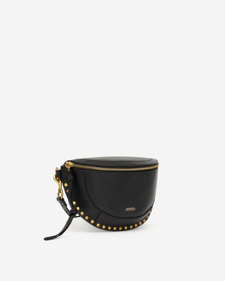 Belt Bags Black Isabel Marant Skano Belt Bag In Grained Leather Women