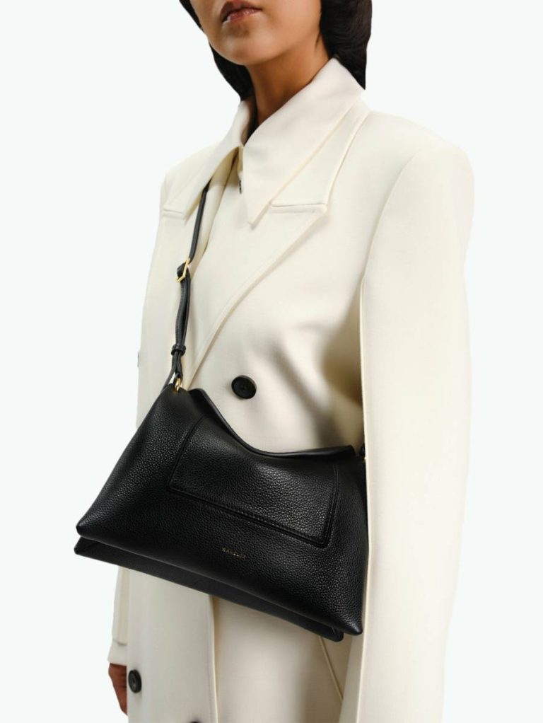 Black Crust Penelope Slouch Bag - Black Crust Women Wandler Crossbody Bags - Image 2