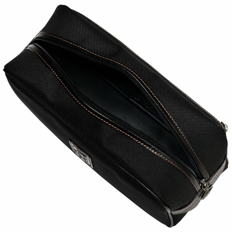 Black Toiletry Bags Boxford Toiletry Case Black - Recycled Canvas Women Longchamp - Image 2