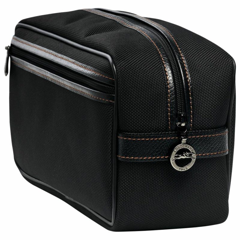 Black Toiletry Bags Boxford Toiletry Case Black - Recycled Canvas Women Longchamp