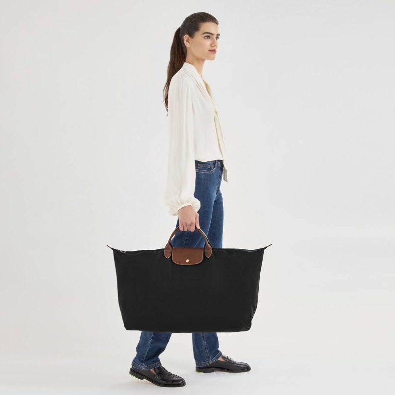 Black Women Le Pliage Original Xl Travel Bag Black - Recycled Canvas Longchamp Travel Bags