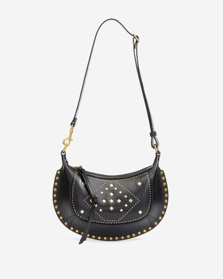 Black Women Oskan Moon Bag Isabel Marant Crossbody Bags - Image 2