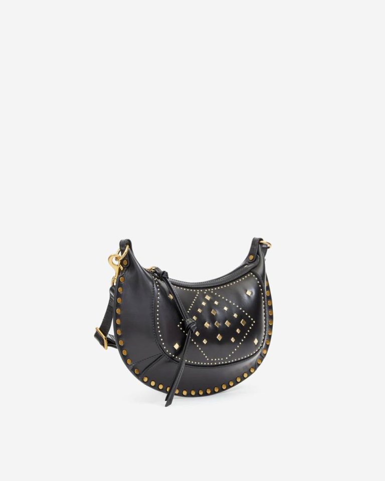Black Women Oskan Moon Bag Isabel Marant Crossbody Bags - Image 4