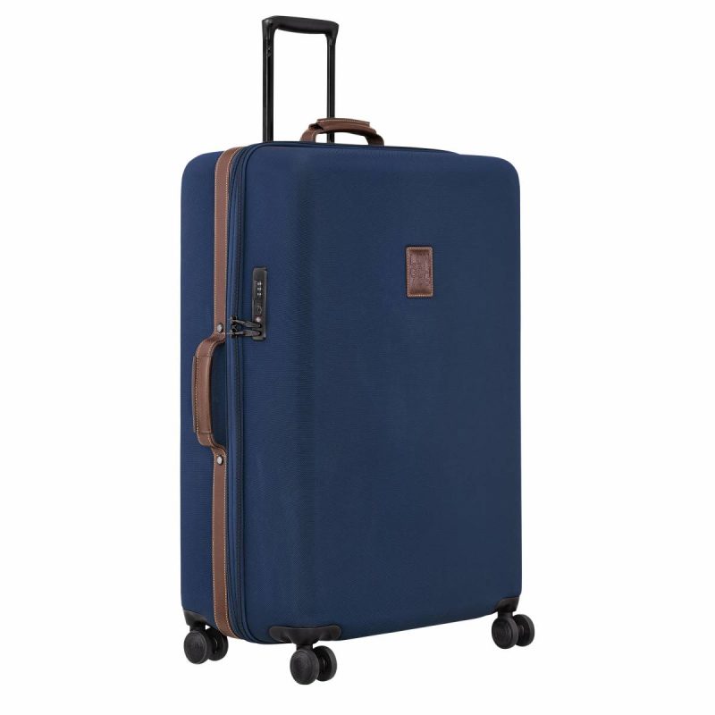 Blue Boxford Xl Suitcase Blue - Recycled Canvas Longchamp Women Suitcases - Image 2
