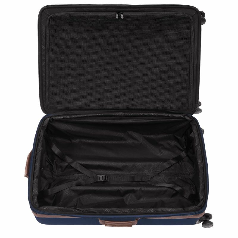 Blue Boxford Xl Suitcase Blue - Recycled Canvas Longchamp Women Suitcases - Image 4