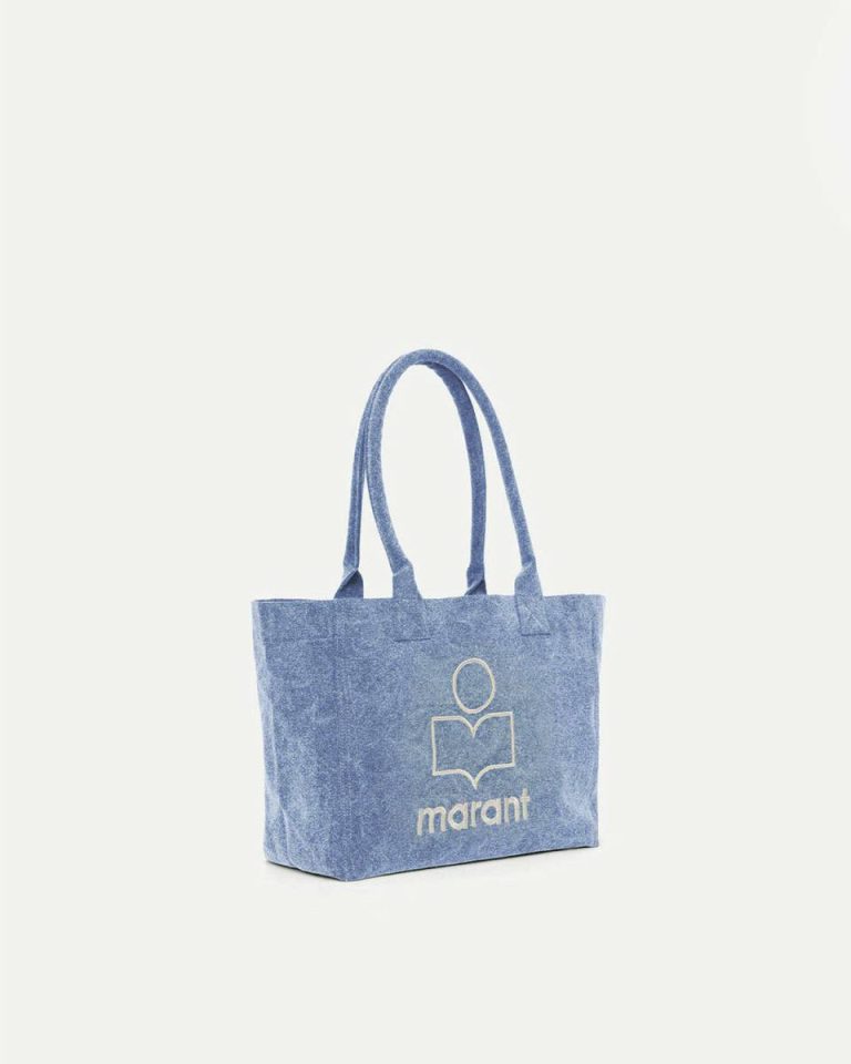 Blue Tote Bags Women Yenky Zipped Bag Isabel Marant - Image 4