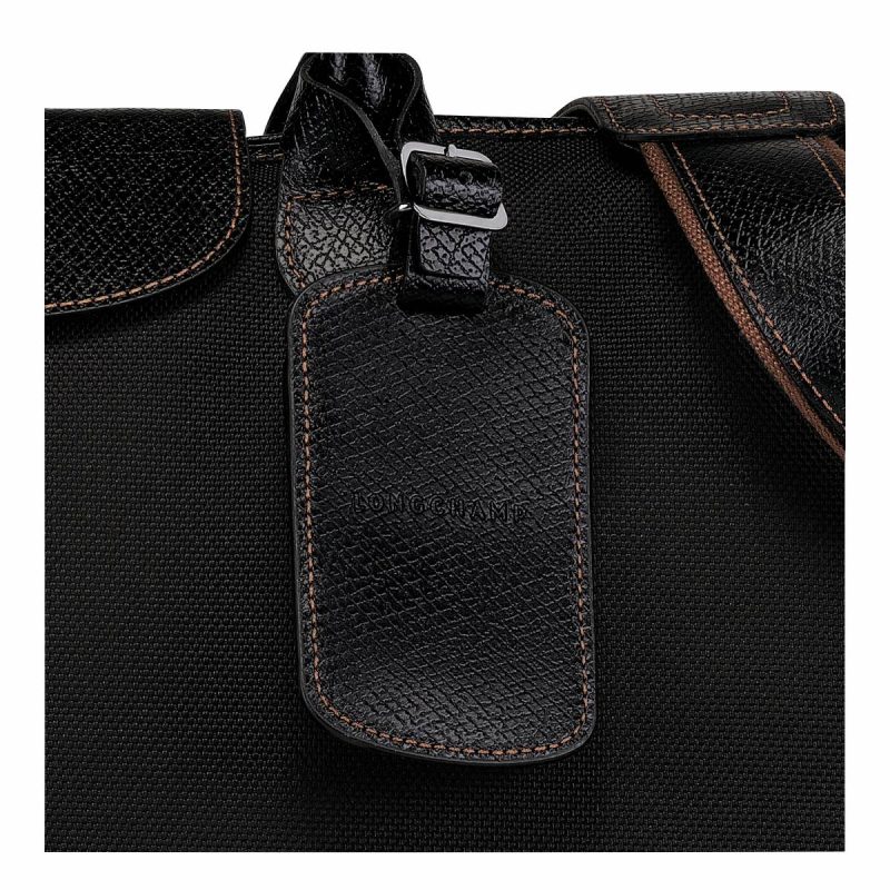 Boxford Xl Travel Bag Black - Recycled Canvas Travel Bags Black Women Longchamp - Image 5