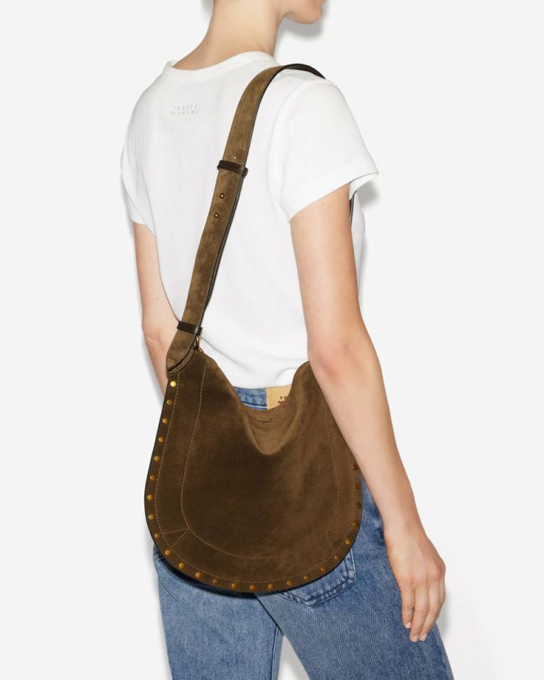 Bronze Isabel Marant Crossbody Bags Oskan Soft Shoulder Bag Women - Image 2