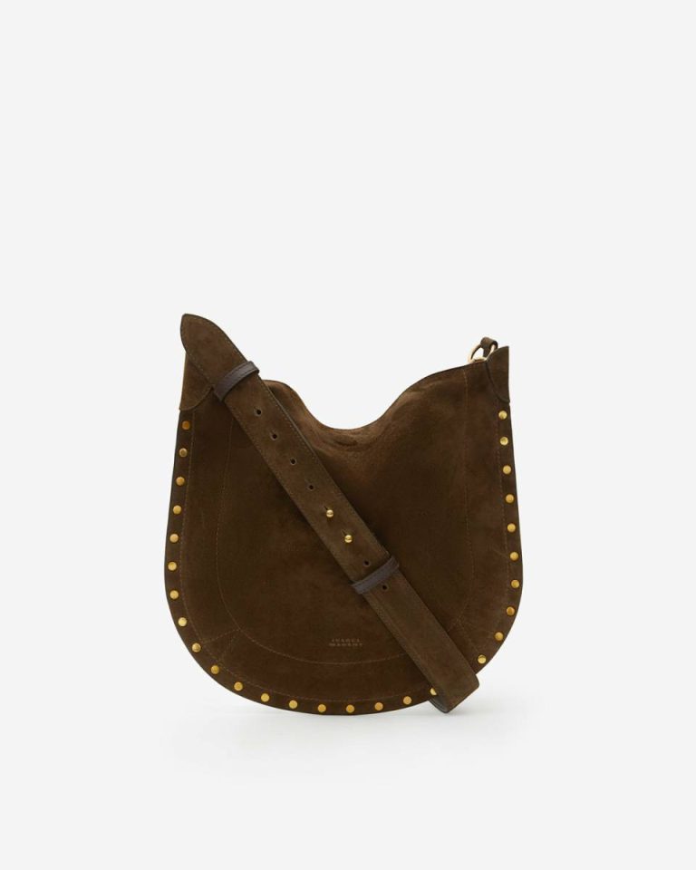 Bronze Isabel Marant Crossbody Bags Oskan Soft Shoulder Bag Women - Image 3